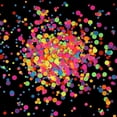 thumbnail image 6 of SZBAOAN Color Fluorescent Circle Nail Glitter,Sparkly Glitter Flakes Shiny Nail Glitter,DIY Makeup Face Body Nails Resin Arts & Crafts,Resin,Tumblers,Bath Bombs - Multi-Size Circle Shape, 6 of 6