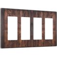 thumbnail image 2 of Sdmnsg-T Rustic Barn Doors Print Quad Rocker Decorative Electrical Receptacle Outlet Plates Covers for Bedroom Kitchen Farm House Decor, 2 of 5