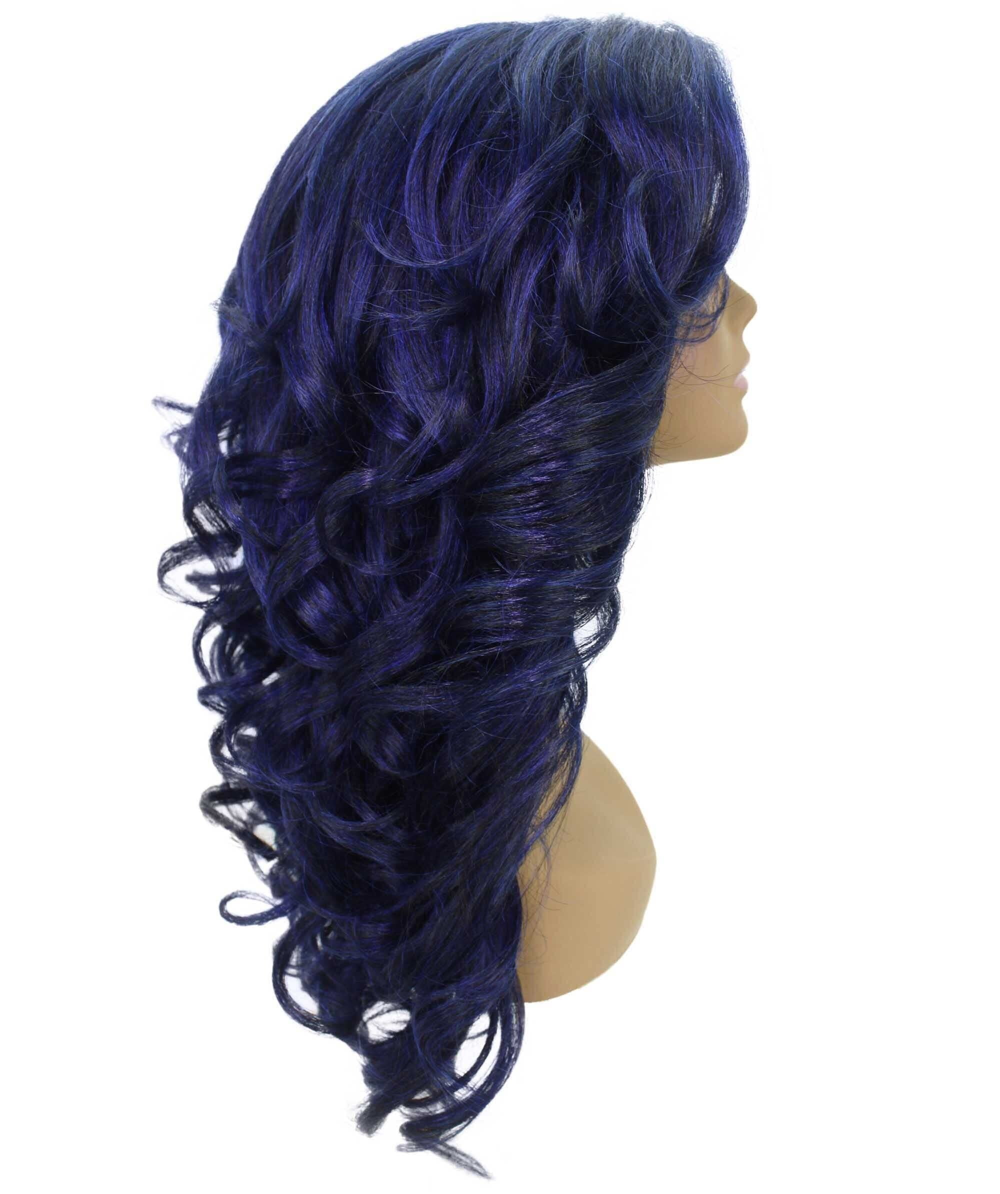 LUXLUXE Nia 20" Layered Wig | HD Lace Front Layered Wig for Black Women, Pre-Plucked Glueless Synthetic Body Wave Wig for Party & Daily Wear