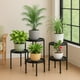 thumbnail image 2 of Paquete De 5 Soportes Para Plantas De Metal, Soporte Para Macetas De Esquina De Hierro Resistente A La CorrosióN, Soporte Redondo Para Exhibir Estante Para Plantas En Niveles, 2 of 6