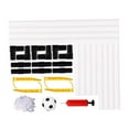 thumbnail image 1 of QualitChoice Kids Soccer Goals Set Football Match Goal Frame Soccer Sports Games Family Interaction Backyard PP Ropes, 1 of 6