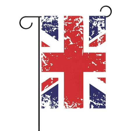 Cheap Plastic Garden Furniture Uk POPCreation Retro Union Jack Uk Flag Garden Flag Summer Ocean Sea Sunset 12x18 inches Outdoor Flag Home Party ()