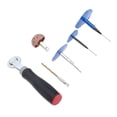 thumbnail image 1 of Tire Repair Patch Mushroom Plug Kit, Tire Repair Patch Tools 4mm Drill Bit  for Cars Trucks Bikes Scooters, 1 of 7