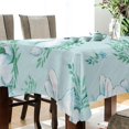 thumbnail image 3 of Coolnut Easter Day Cute Rabbit Tablecloth Rectangle Colorful Table Cloth Large Square Table Cover for Dining Kitchen Party 54"x54" Decor Gift, 3 of 7