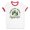 White/Red, variant on Morning Wood Campground Ringer Tee Shirt Unisex Large White/Black