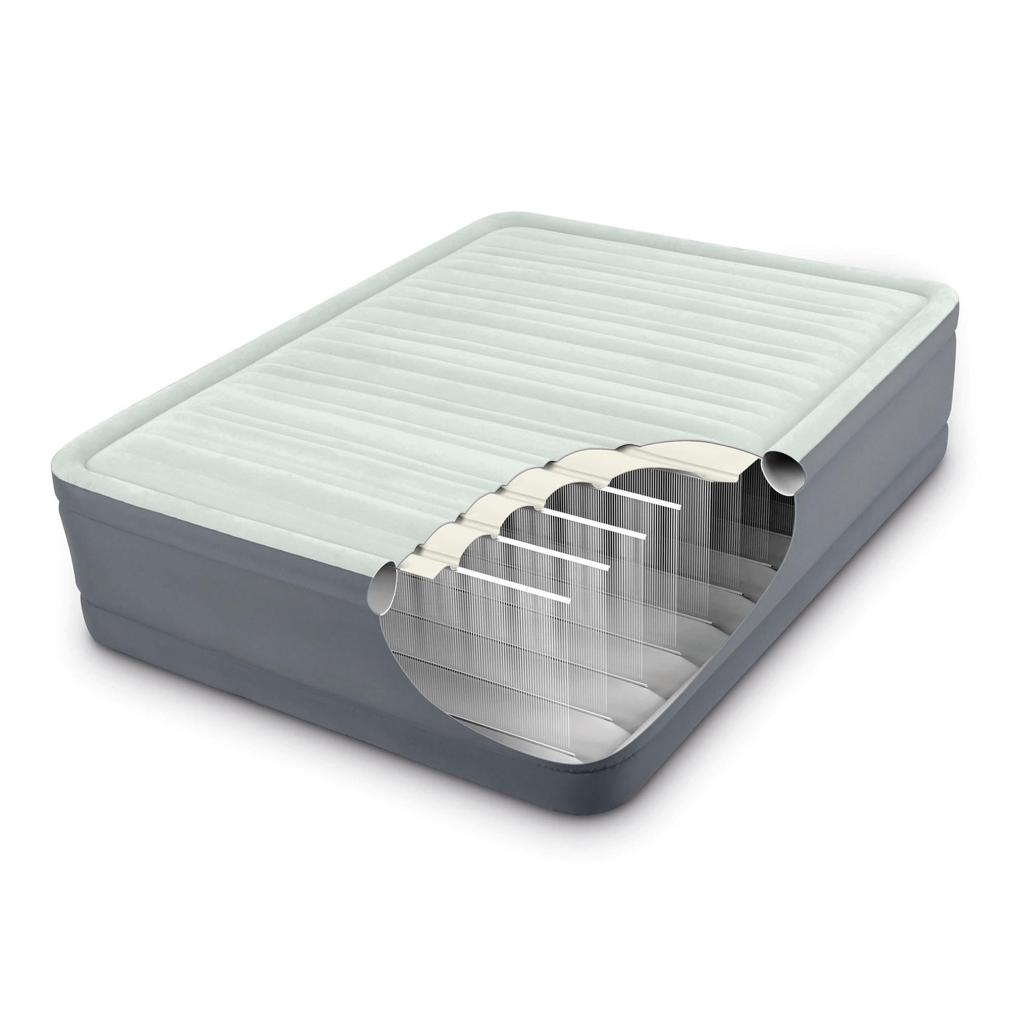 Matelas gonflable surélevé Intex Queen Premaire I avec Fiber-Tech Rp, âge : adulte