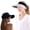 1black+1mixed, variant on 2PCS Wide Brim Sun Visor Hat Women Large UV Protective Golf Beach Cap, Design in Korea 1black+1white