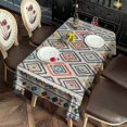 thumbnail image 2 of Rectangle Waterproof Tablecloth 60×102 Inch, Bohemia Style Reusable Indoor/Outdoor Durable Table Cover for Party Kitchen Dinner Room Decor, 2 of 6