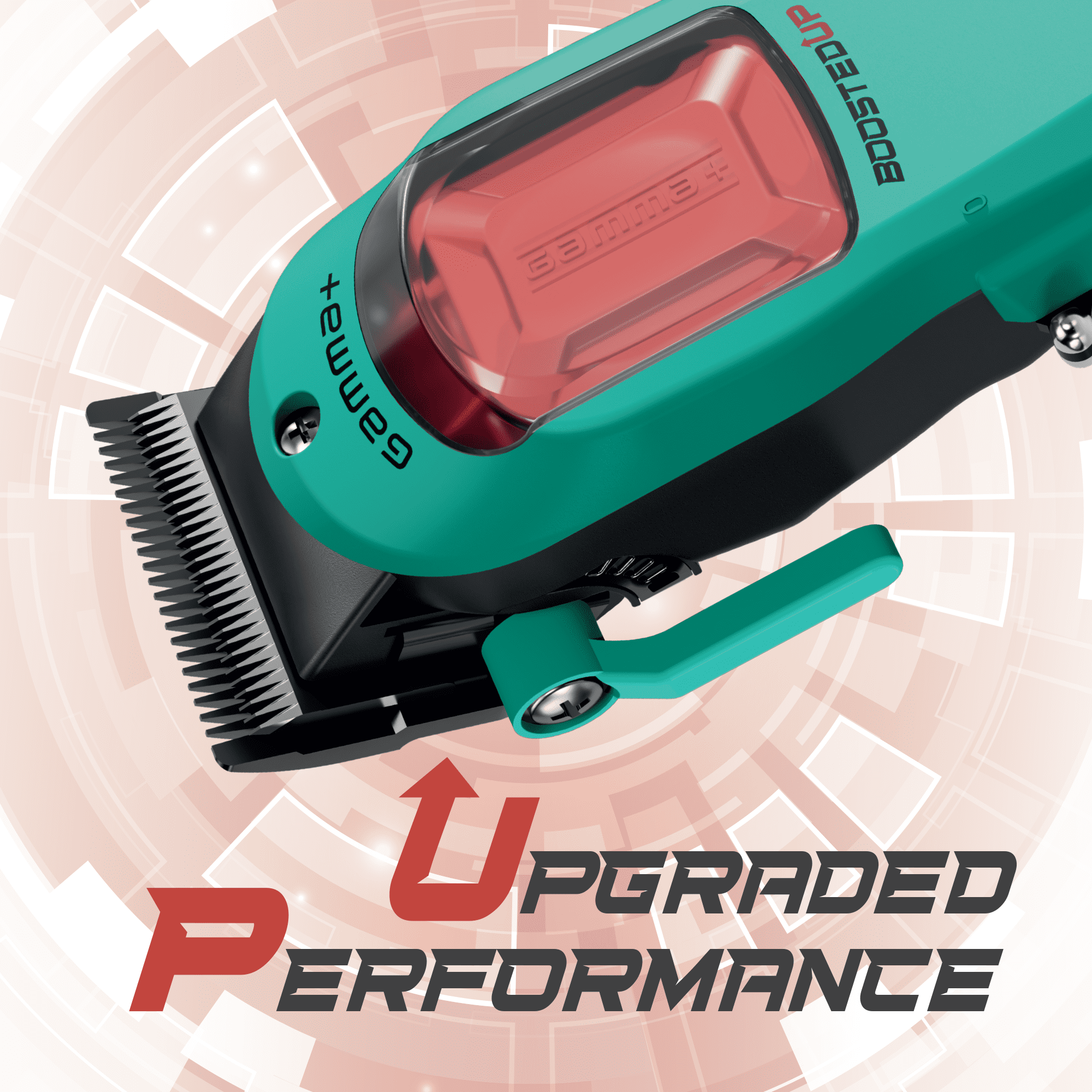 GAMMA+ BOOSTED Professional Hair Clipper with Super Torque Motor