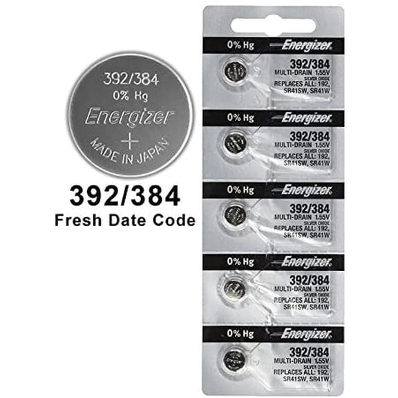 500X Energizer 392/384 Battery SilverOxide Watch Button Multi-Drain 1.55V SR41SW
