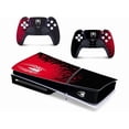 thumbnail image 5 of [for PS5 Slim Disc Edition] Superhero Slim Skin for PlayStation 5 Slim, Premium 3M Vinyl Cover Skins Wraps Set for PlayStation 5 Slim Disc Edition and Controller Stickers, 5 of 7