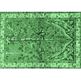 thumbnail image 1 of Ahgly Company Indoor Rectangle Animal Emerald Green Traditional Area Rugs, 4' x 6', 1 of 4
