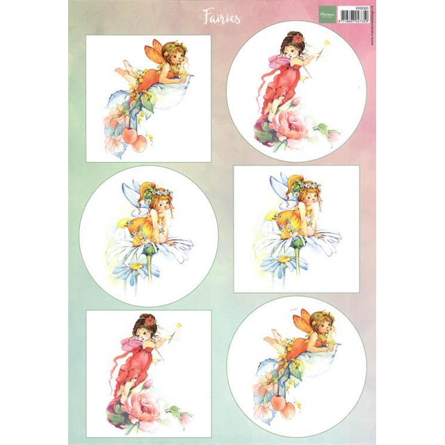 Marianne Design Cutting Sheet Bloemen Elfjes 2