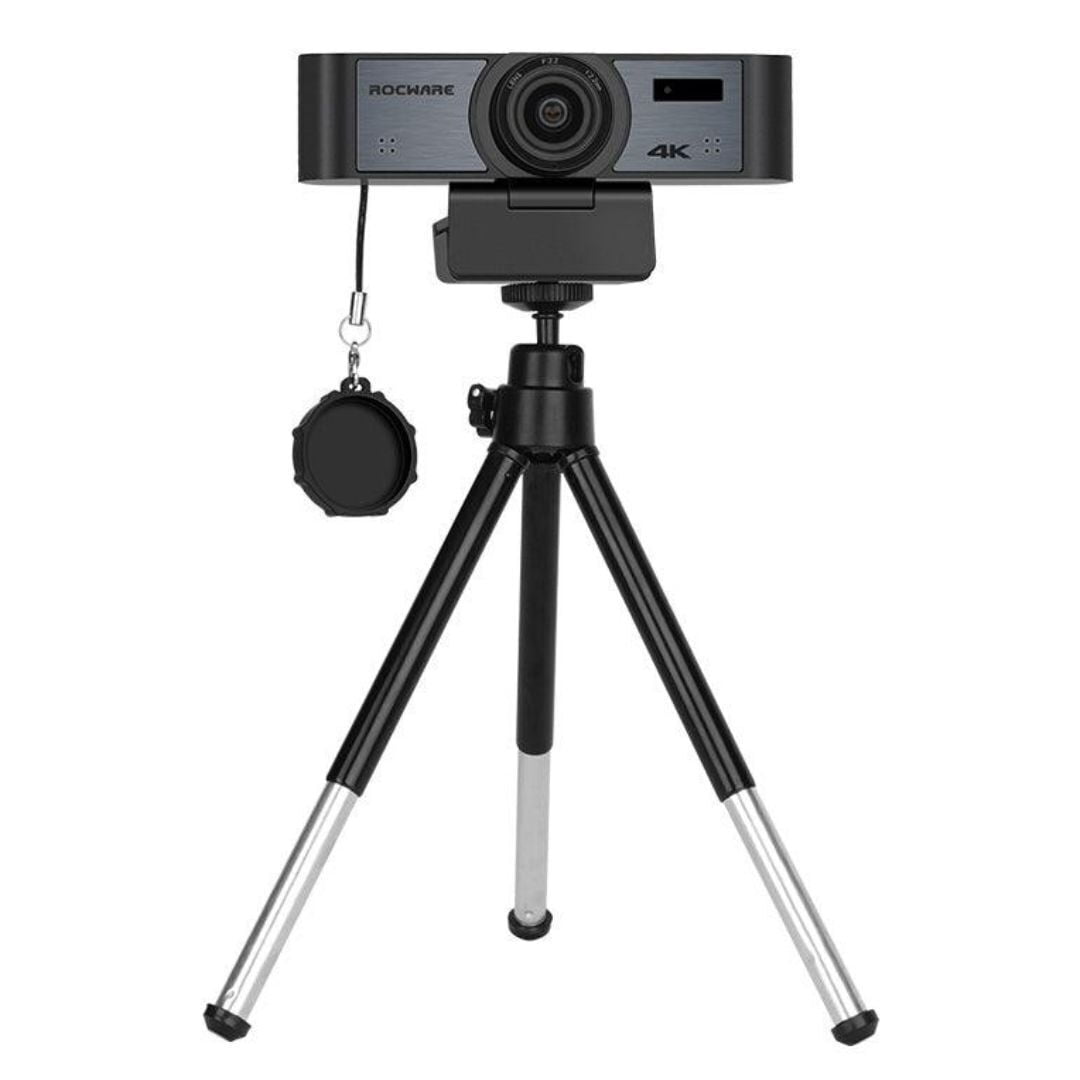 ROCWARE RC16 4K Webcam Ultra HD USB Tracking Zoom Flip with Remote