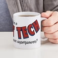 thumbnail image 6 of CafePress - I'm A Vet Tech What's Your Super - 11 oz Ceramic Mug - Novelty Coffee Tea Cup, 6 of 6