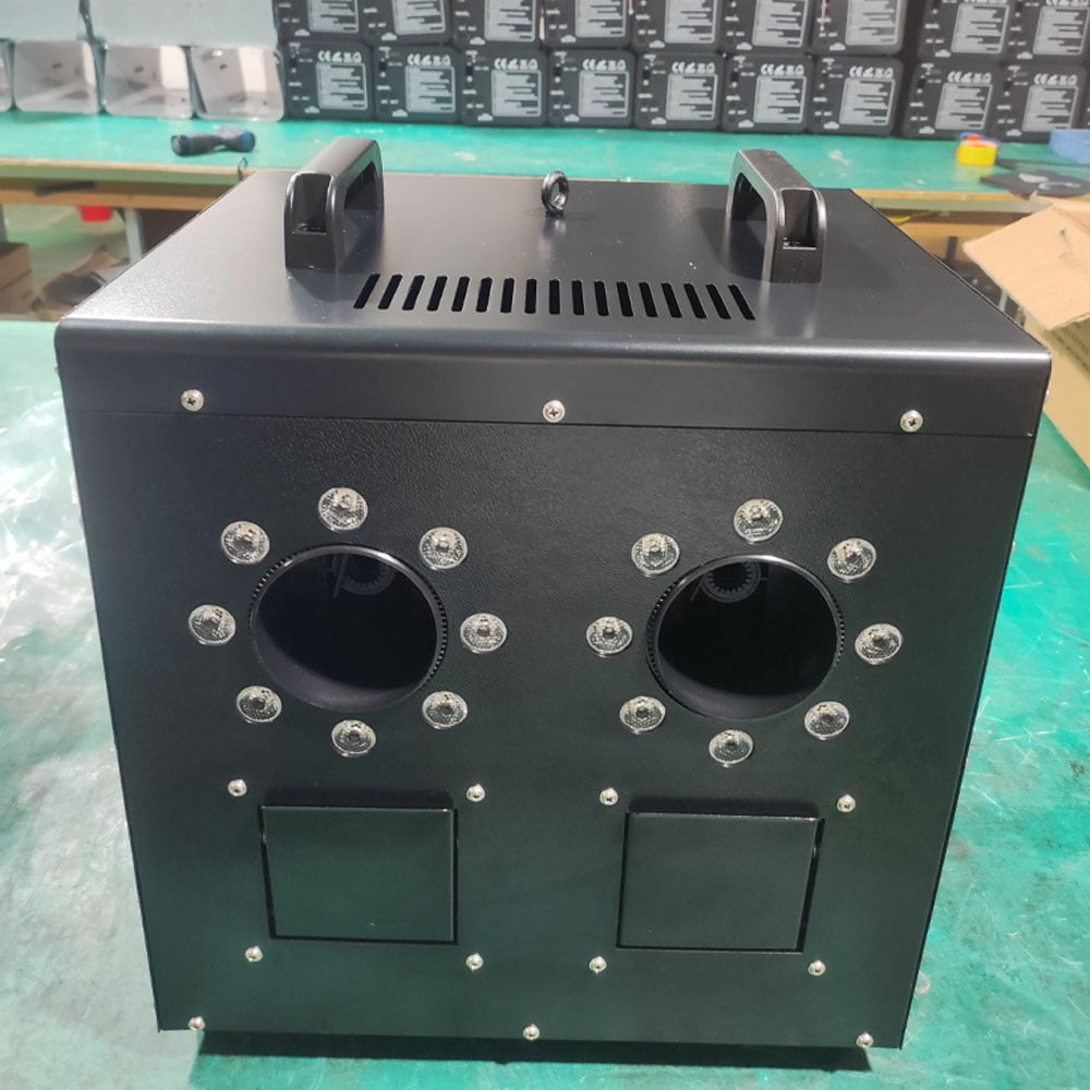 1500W LED Bubble Fog Machine with Remote Control for Stage Atmosphere Impressive Bubble Smoke with Colorful LED