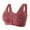 Wine, variant on Plus Size Support Sports Bras for Women Large Bust Strapless Bra Push up Big Bust Backless Padded Nursing Bra White Sports Bras for Women Padded Bra for Plus Size Sale for Women