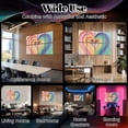 thumbnail image 7 of Classroom 8 Pack Art Acoustic Panels Sound Absorbing Layered Rainbow Heart Paper Cut Style Pastel Colors Decorative Soundproof Wall Panels Self Adhesive for Nursery Kids Game Room 48"x32", 7 of 7