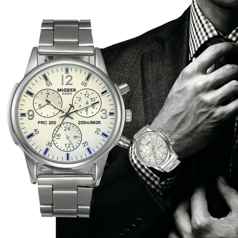 Men Gifts for Birthday Steel Strap Watch Get Well Gifts for Men 90 Percent Off Clearance Sale Walmart
