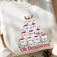 thumbnail image 2 of Oh Dentistree Embroidered Sweatshirt, Funny Christmas Teeth Embroidery Shirt, Xmas Dental Squad Gift, 2 of 5