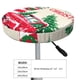 thumbnail image 4 of Disketp Merry Christmas 1 Funda Redonda para Taburete, Funda de Cojín para Silla de Bar Suave y Elástica-12 inch, 4 of 7