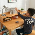 thumbnail image 3 of KidKraft Avalon Wooden Children's Desk with Hutch, Chair and Storage - Natural, 3 of 10