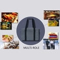 thumbnail image 4 of Bolsa de tela Oxford, plegable, contenedor de alimentos, Gris L shamjiam Bolsas de aislamiento para picnic, 4 of 9
