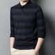 thumbnail image 1 of Blusa y camisa de manga larga con cuello vuelto para hombre, pijama deportivo para el hogar, camiseta de color liso, blusa deportiva de poliéster para hombre, 1 of 5