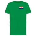 thumbnail image 1 of Brushstroke Croatia Flag Tee Men's -Image by Shutterstock, 1 of 1