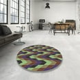 thumbnail image 4 of Ahgly Company Machine Washable Indoor Rectangle Transitional Khaki Green Area Rugs, 2' x 4', 4 of 7