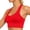 Red, variant on Wang6 Cropped Racerback Workout Tank Tops for Women Trendy Ribbed Workout Bras Sleeveless Yoga Tops Summer Crew Neck Running Gym Sports Shirts Dark Gray XL