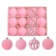 thumbnail image 5 of 12 Bolas Navideñas de Terciopelo Flocado | Adornos Navideños de Plástico Marrón de 6 Cm para Árbol de Navidad | Decoración Festiva Colgante para Fiestas, 5 of 5
