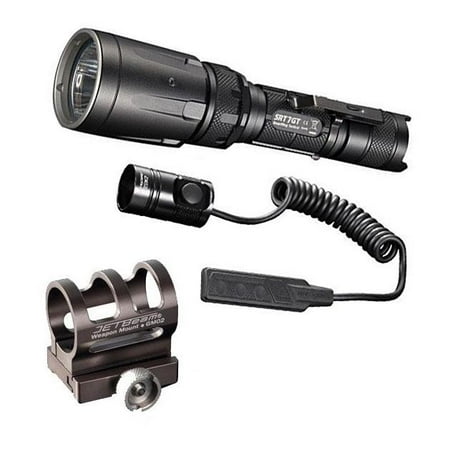 Combo: Nitecore SRT7GT Flashlight - 1000 Lumens -XP-L Hi V3 w/RSW1 Pressure Switch  and  GM02 Gun (Best Gun Mounted Camera)