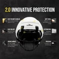 thumbnail image 3 of Funda de casco Guardian Cap XT 2.0 naranja para fútbol, 3 of 7