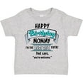 thumbnail image 3 of Inktastic Happy Birthday, Mommy I'm the Best Ever in Blue Boys or Girls Toddler T-Shirt, 3 of 5