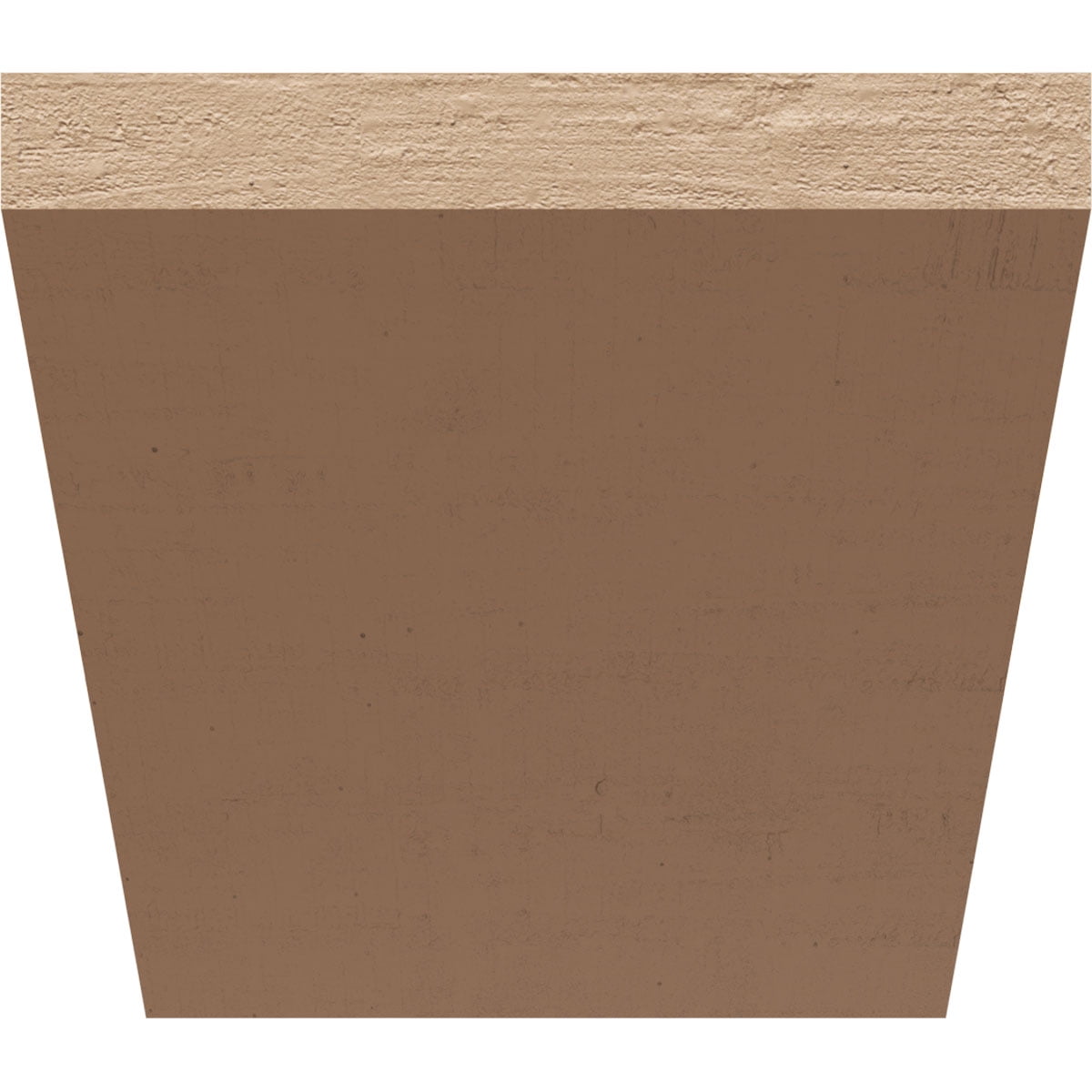 8"W x 8"D x 8"H Wide Concord Rough Cedar Woodgrain TimberThane Corbel, Primed Tan
