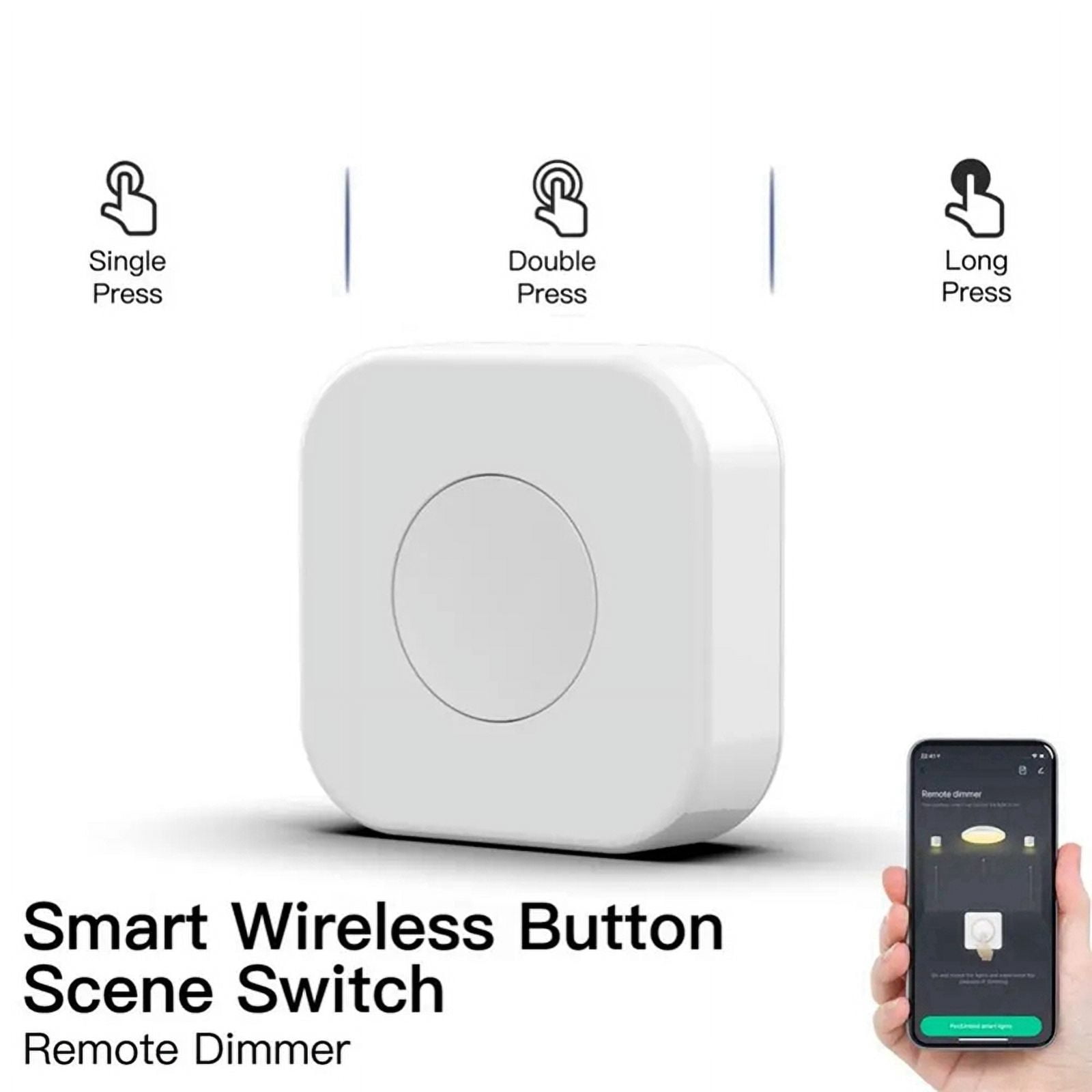 4X Tuya Zigbee Button Smart Scene Switch Intelligent Linkage Wireless Switch Automation Work with Smart Life