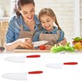 thumbnail image 5 of pitrice Kids Cooking Sets Real Kitchen Tools Children Cutter Chef Set Cookware Cake Salad Versatile Dishes Cutting Ergonomic Handles Type 17, 5 of 5