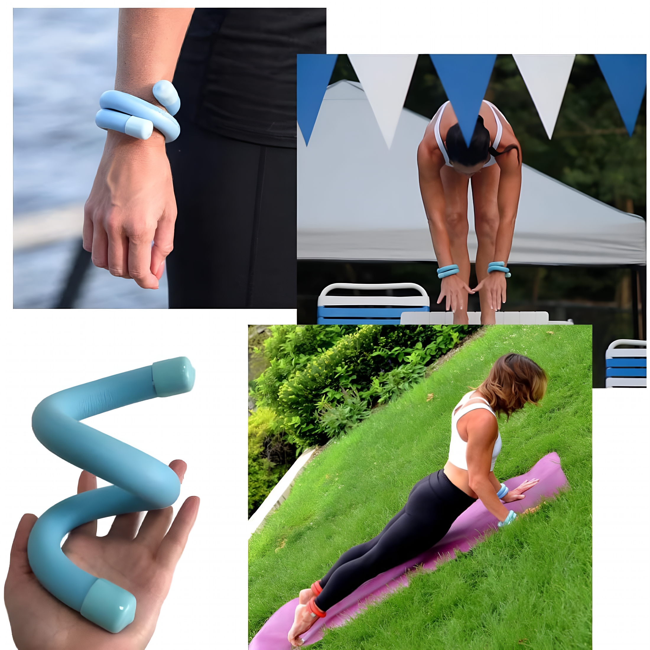 BESTSKY Wrist Weights Sets for Men and Women Wearable Weight Bracelet Intensify Fitness Training Wrist Weight Suitable for Swimming Fitness Walking Jogging Gymnastics Aerobics Yoga Gym