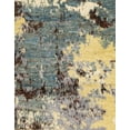 thumbnail image 1 of Ahgly Company Machine Washable Indoor Rectangle Abstract Ash Gray Area Rugs, 3' x 5', 1 of 7
