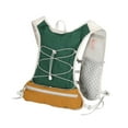 thumbnail image 5 of figatia Men Running Vest Reflective Gear Portable Adjustable Vest Backpack for Marathoner Hiking Trail Deep Green, 5 of 8