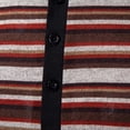 thumbnail image 6 of VgaVtl Polo Mens Summer Short Sleeve Striped Casual Slim Outdoor Shirts for Men Collared Everyday Button, 6 of 7