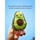 thumbnail image 3 of 1pc Avocado Shaped Plush Toy Without Chain, Mini Size, Not Suitable For Pets To Chew On, 3 of 5