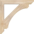 thumbnail image 3 of Ekena Millwork 3 1/2"W x 30"D x 30"H Legacy Slat Smooth Bracket, Douglas Fir, 3 of 4