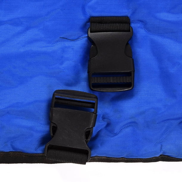 Couverture Chauffante Pour Veau - Hiver - Imperméable Et Coupe-vent - Taille Ajustable - Bleu