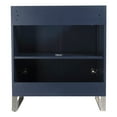 thumbnail image 6 of Fine Fixtures Opulence Collection 30 in. W x 18 in. D x 33 in. H Bathroom Vanity in Navy Blue with White Ceramic Sink - Chrome hardware, 6 of 9