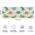 thumbnail image 3 of Dinosaurs Pattern Bathroom Rugs Mat,Non Slip Microfiber Bathroom Rug,Rubber Backing,Soft Bathroom Mats for Bathroom Floor,Tub and Shower,47x17in(120x43cm), 3 of 5