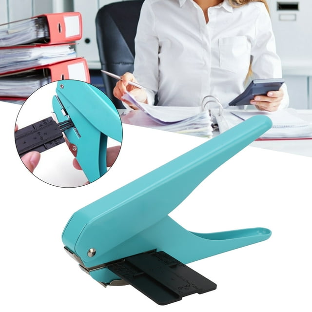 Single Hole Punch Mini Hole Puncher 10 Pages Hole Puncher Single Ring Handheld Hole Punches For Paper, Scrapbooks Paper, Crafts, Stationery, Gift Bags