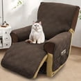 thumbnail image 2 of Quilted Stretch Recliner Covers, Anti-Slip , Power Lift Recliner Sofa Covers with Storage Pockets & Elastic Straps, Furniture Protector, 2 of 8