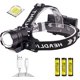 thumbnail image 1 of Linterna frontal recargable USB Potente XHP90.2 LED Super brillante 20000 lúmenes Linterna frontal con iluminación COB Luz de alarma con zoom impermeable 4 modos Camping Correr Lectura Senderismo, 1 of 5